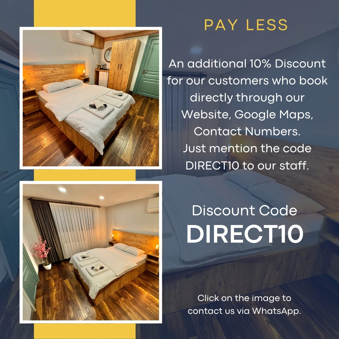 Additional 10% Discount on Room Rate for Direct Bookings